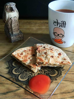 A picture of Desi Quesadillas.