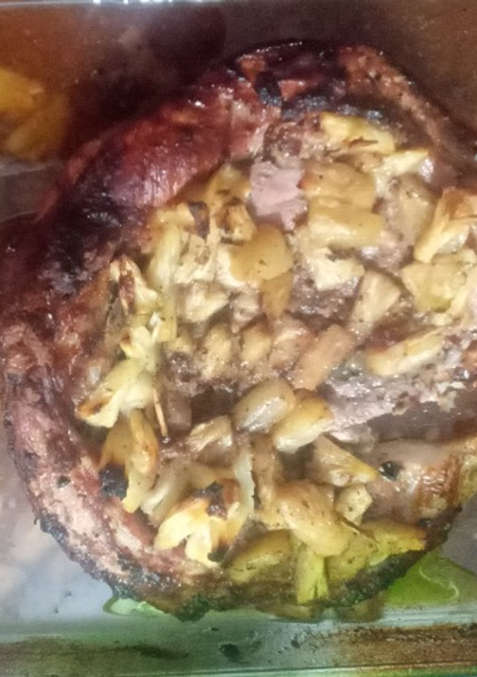 Una foto de Pierna de cerdo a la Cola-Cola (Receta sencilla, cocimiento tardado)