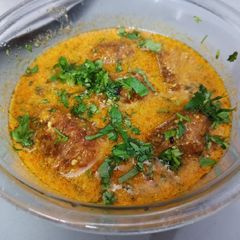 A picture of Lauki (Gourd)Kofta Curry-A very special and tasty curry which goes very well with garam Phulka.