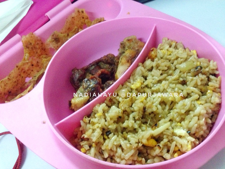 Resep: Nasi Goreng Saos Tiram (Praktis,Mudah, Enak. Cocok untuk Bekal) Bunda Pasti Bisa