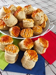 Tejfölös pogácsa recept fotója