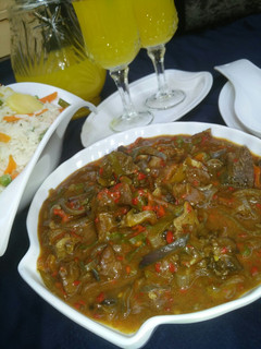 A picture of Curry beef souce.