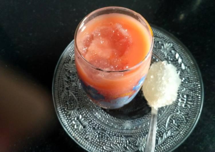 Step-by-Step Guide to Prepare Super Quick Homemade Mixed Fruit juice with Gondkateera