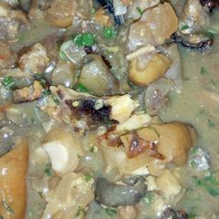 A picture of Nsala -white soup.