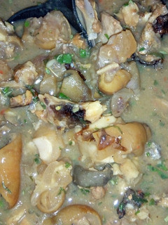 A picture of Nsala -white soup.