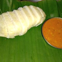 Banana leaf idli /moode /kadabu A picture of Banana leaf idli /moode /kadabu.