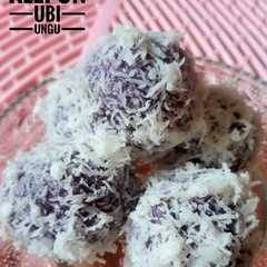 รูปของ Klepon ubi ungu