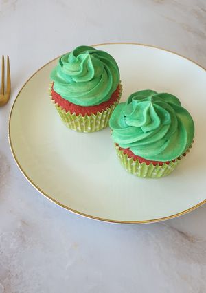 Una foto de Cupcake de Sandía 🍉🍉
