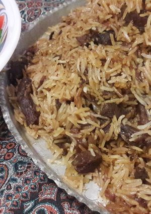 عکسی از دستور تهچین رب انار