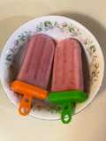 Easy Strawberry popsicle