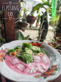 Foto resep Es Pisang Ijo