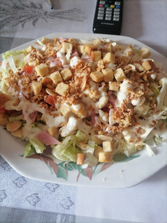 Una foto de Ensalada César a mi manera (Thermomix)
