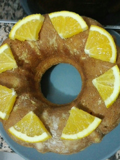 Una foto de Bizcocho 🍰 de naranja 🍊