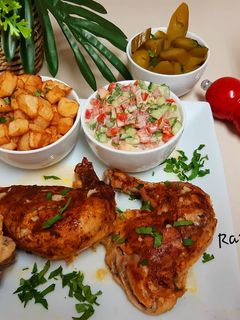 صورة لوصفة دجاج محمر بصوص الليمون بالفرن 🍗🍋🍗🍋🍗🍋