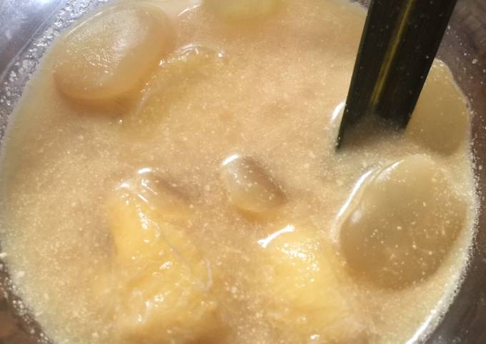 Kolak pisang- kolang kaling