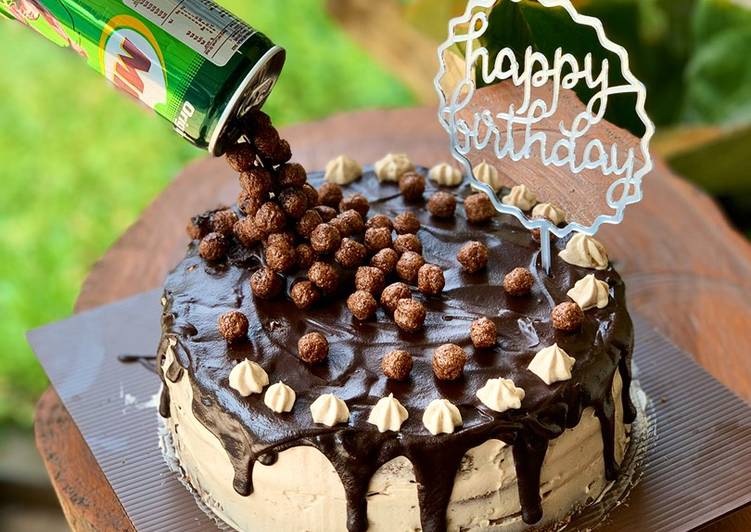 Cara termudah untuk Musim Gugur LezatMilo cake