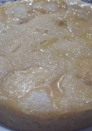 Una foto de Torta de manzana invertida