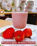 👩‍🍳Strawberry Apples- Strawberry Smoothie🍎🍓