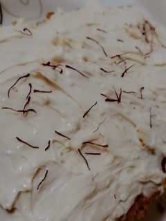 صورة لوصفة كيك الزعفران