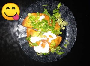 Una foto de Quesadillas mexicanas❤️❤️❤️ de mi gran amiga perla...🙌