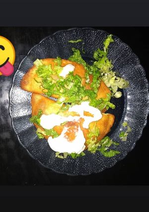 Una foto de Quesadillas mexicanas❤️❤️❤️ de mi gran amiga perla...🙌