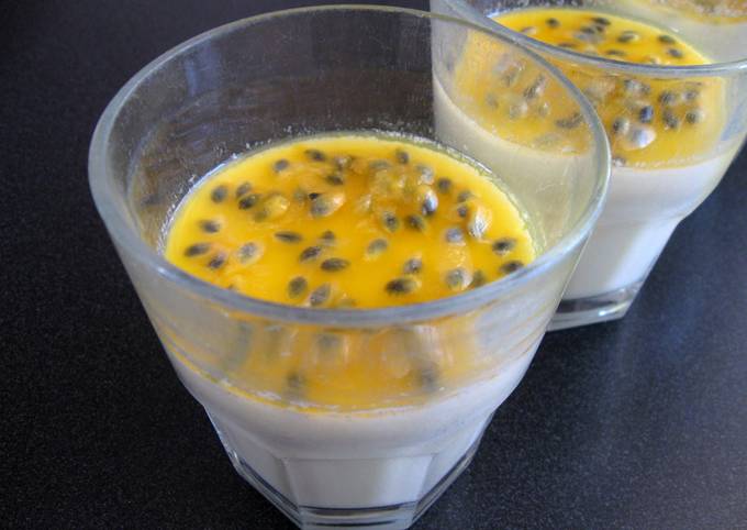 Simple Way to Make Exotic Passionfruit Panna Cotta for Healthy Food