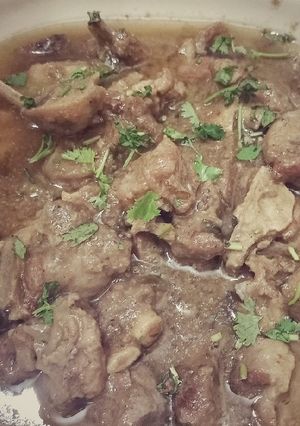 A picture of White mutton 😋😋.