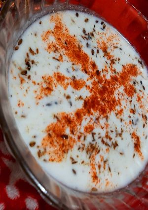 A picture of Aloo Raita.