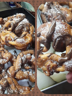 Una foto de Rosquitas divertidas con harina leudante