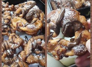 Una foto de Rosquitas divertidas con harina leudante