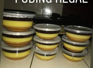 Foto resep Puding Regal 3 lapis on cup