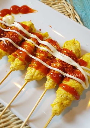 Foto resep 259. Sate Telur Gulung (Booming lagi Jajanan SD)