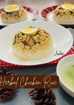 Foto resep 49. Herbal Chicken Rice