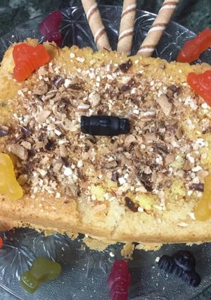 A picture of Yummy mawa cake.