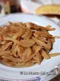 Finocchi in padella con salsa di soia e sesamo
