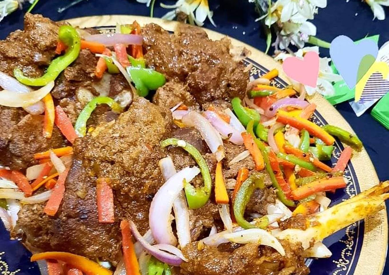 Mutton leg roast