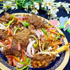 A picture of Mutton leg roast.