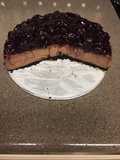 Gregtsters Chocolate Cheesecake with Black-cherry Glaze & Oreo cookie infused with coffee crust!!!!!