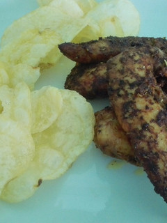 Una foto de Pollo adobado a mi estilo