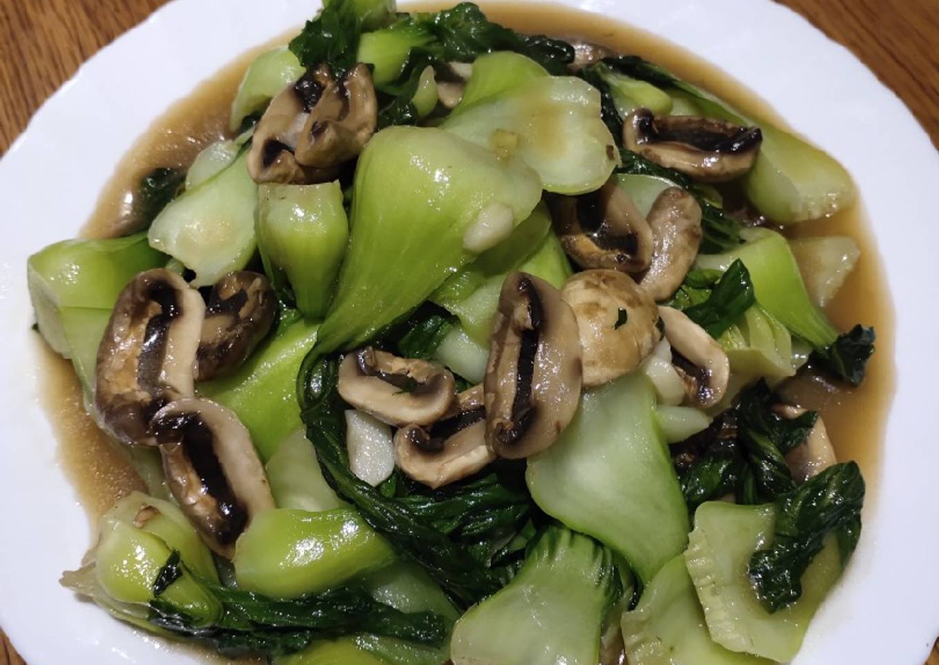 Stir Fry Bakchoy with Mushroom