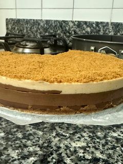 Una foto de Tarta de 3 chocolates