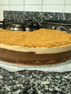 Una foto de Tarta de 3 chocolates