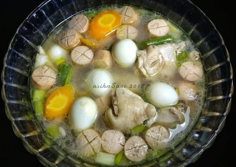 Cara Menyiapkan Sop Ayam Kampung Special (tanpa msg) Anti Ribet!