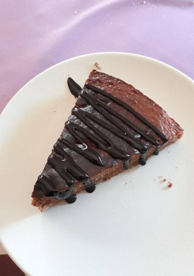 Una foto de Bizcocho de chocolate y yogurt