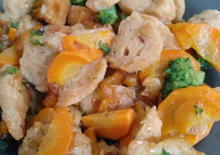 Resep Tumis Sayur dan Bakso ayam Udang | Langkah Membuat Tumis Sayur dan Bakso ayam Udang Yang Paling Enak