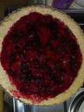 Tartaleta vegana de frutos rojos