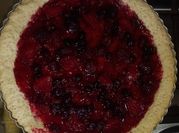 Una foto de postres con moras light