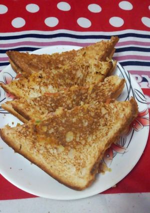 A picture of Vegetable sandwich.