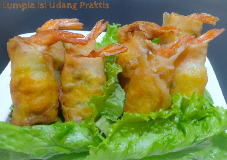 (24.6) Lumpia isi udang praktis ala Kiena