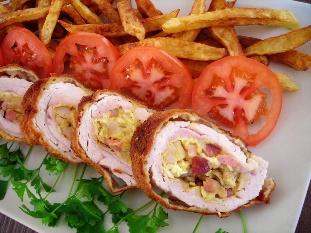 Húsvéti töltött pulykamell recept recept fotó